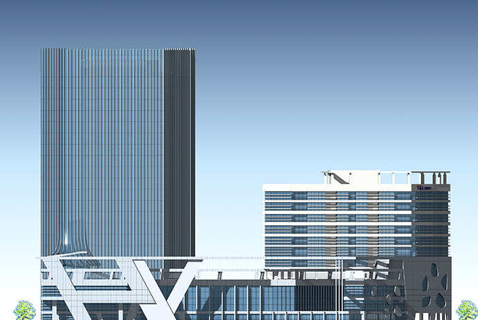 今朝時(shí)代大廈玻璃幕墻施工幕墻設(shè)計(jì)